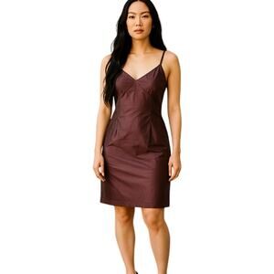 Vintage Purple Strappy Slip Dress size Medium